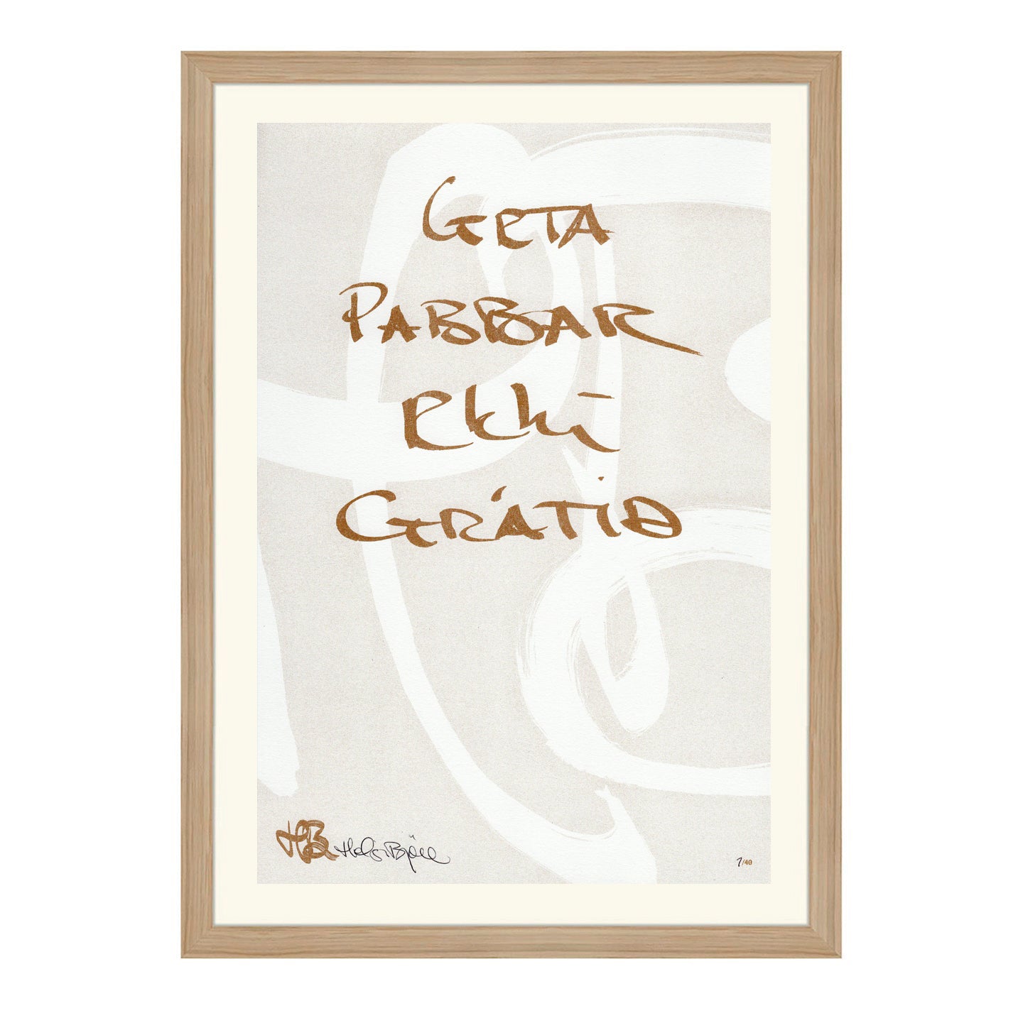 Geta pabbar ekki grátið - Textaverk